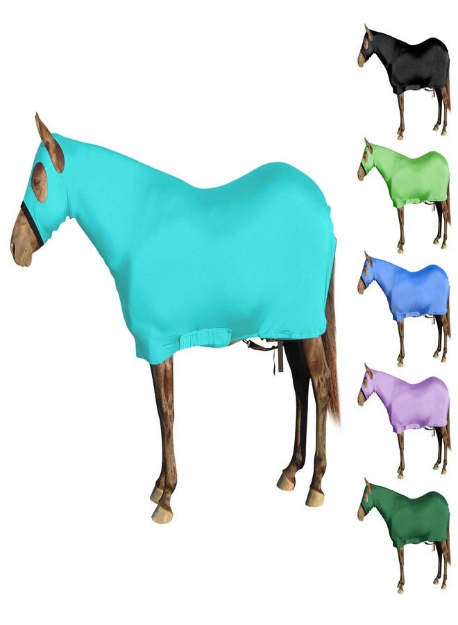 Paris Tack Derby Originals Comfy Stretch Lycra Sleazy Slicker Full Head and Body Sheet with Zipper - 6-Month Warranty - Image 1